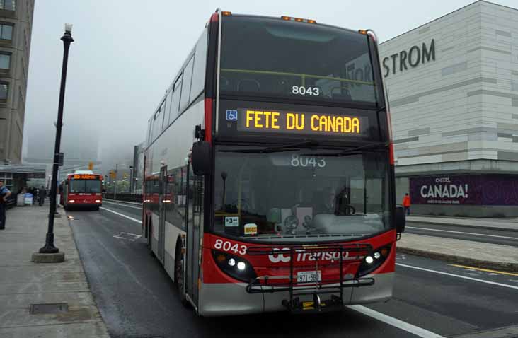 OC Transpo Alexander Dennis Enviro500 8043